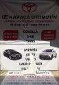 Oto Çıkma Parça / Toyota / Corolla / Kaporta & Karoser / Sol Ön Çamurluk / Çıkma Parça 