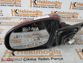 HYUNDAİ KONA ORJİNAL DIŞ DİKİZ AYNASI SOL KIRMIZI 10 KABLOLU E13