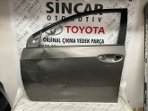 TOYOTA COROLLA 2013 2018 SOL ÖN KAPI ÇIKMA ORJİNAL
