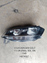 VOLKSWAGEN GOLF 7.5 ORJİNAL HATASIZ SOL ÖN FAR 2017-2020