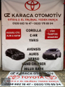 2019-2025 TOYOTA COROLLA CIKMA ORJINAL DAVLUMBAZ