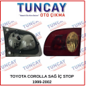 TOYOTA COROLLA SAĞ İÇ STOP 1999-2002 YEDEK PARÇA