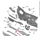 Peugeot 208 9829844380 üst kaporta kollektörü