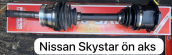 NİSSAN SKAYSTAR ÖN AKS   (XS2104S25)