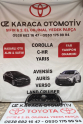 Oto Çıkma Parça / Toyota / Corolla / Kaporta & Karoser / Panjur / Çıkma Parça 
