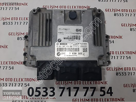 0261S07955 DME7638322-01 BMW MINI COOPER R56 1.6 MOTOR BEYNİ