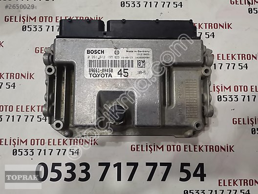 0261S12195 89661-0H450 CITROEN C1 MOTOR BEYNİ