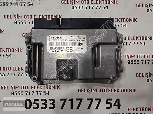 0261S19305 89661-0H560 CITROEN C1 MOTOR BEYNİ