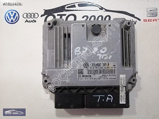 03L907309N-0281016374-1039S40632 VW PASSAT MOTOR BEYNİ