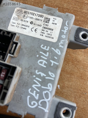 Fiat Doblo Body Beyni Merkezi Kontrol Ünitesi 00519217590 - 28340