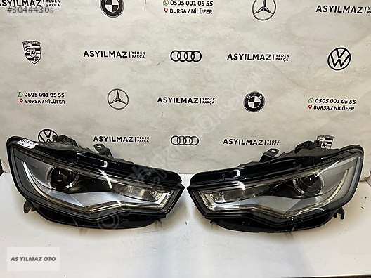 AUDİ A6 XENON SAĞ VE SOL TAKIM FAR ORJİNAL 2011-2014 UYUMLU