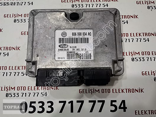 036998034AQ 61600.545.05 VW AUDİ SEAT SKODA MOTOR BEYNİ
