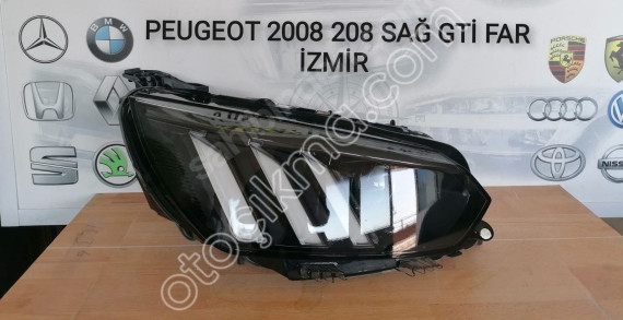 PEUGEOT 2008 208 ORJINAL ÇIKMA SAĞ GTİ FAR