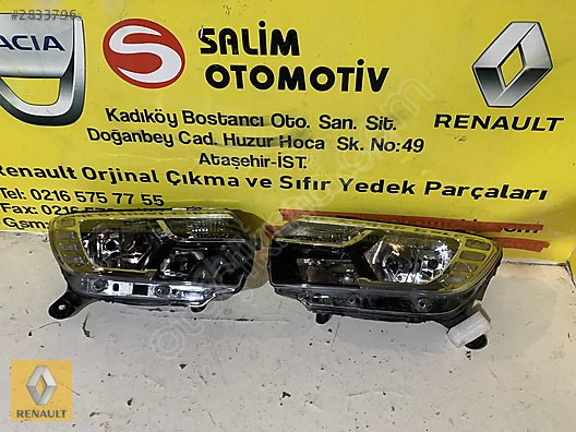 2017-19 Renault Symbol LED Sol Far Yeni Yedek Parçası