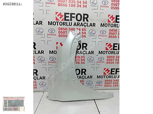 TOYOTA YARİS CROSS ÇAMURLUK ÇIKMA ORJİNAL YEDEK PARÇA 22-23