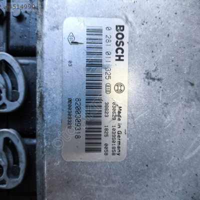 0281011325 RENAULT ESCAPE 2.2 MOTOR BEYNİ