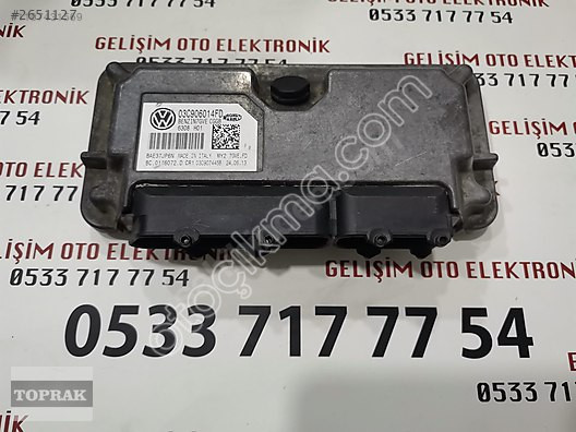 03C906014FD 03C907445B BC0116072D 2014 VW POLO MOTOR BEYNİ