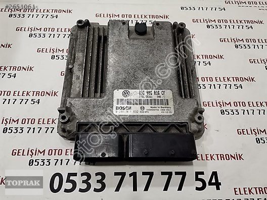 03G906016CF 0281011632 EDC16U11039S03756 VW GOLF MOTOR BEYNİ