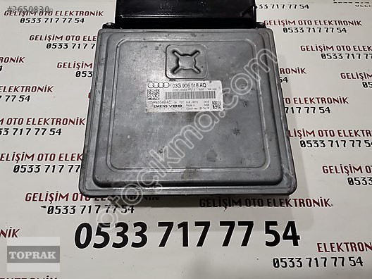 03G906018AQ 5WP45549AE SIMOSPPD1.3 AUDI A4 MOTOR BEYNİ