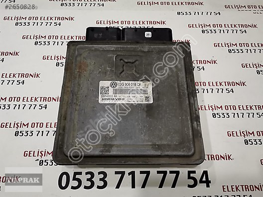 03G906018CK 5WP45602AA VW PASSAT 2.0 MOTOR BEYNI
