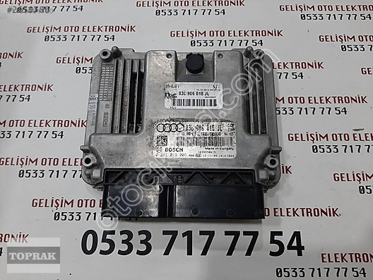 03L906018JL 0281019006 EDC17C46 AUDİ A4 A6 MOTOR BEYNİ
