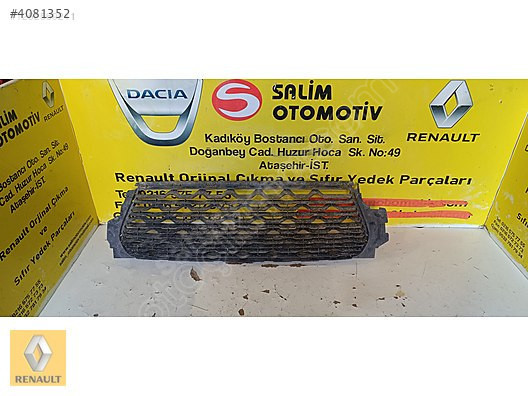 DACİA DUSTER ÇIKMA ORJİNAL ÖN TAMPON ORTA IZGARASI VE DİGERLERİ