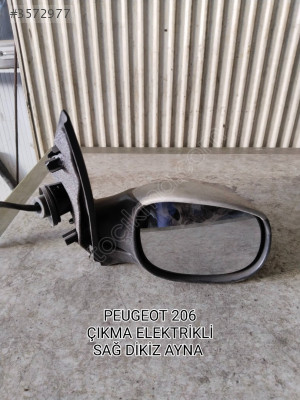 PEUGEOT 206 ÇIKMA ELEKTRİKLİ SAĞ DİKİZ AYNA