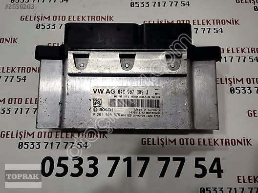 04C907309J 0261S09676 VOLKSWAGEN POLO 1.0 MOTOR BEYNİ