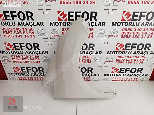 TOYOTA VERSO SAĞ ÖN ÇAMURLUK ÇIKMA ORİJİNAL PARÇA 2012-2017