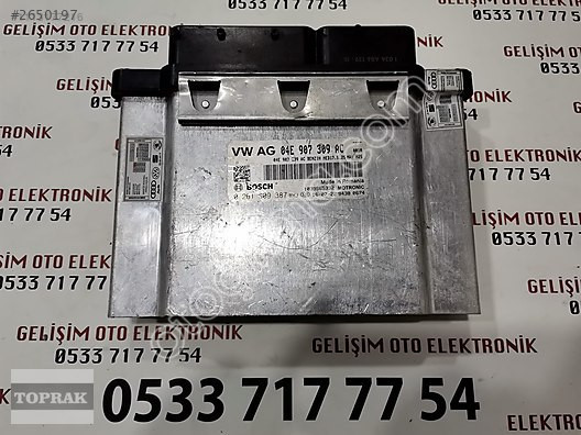 04E907309AC 0261S09387 SKODA SUPERB AUDİ A1 A3 MOTOR BEYNİ