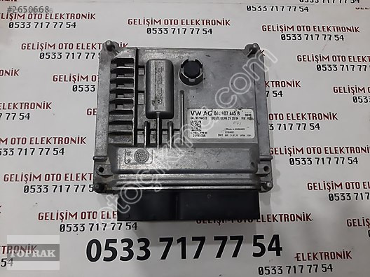 04L907445B 28445556 22004001 DCM6.2 AUDİ A3 MOTOR BEYNİ