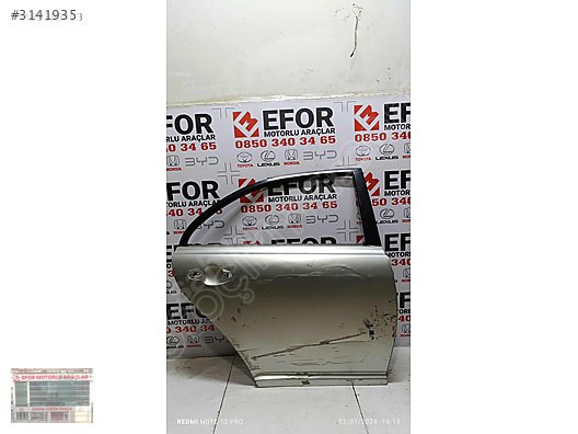 TOYOTA AVENSİS SAĞ ARKA KAPI ÇIKMA ORJİNAL YEDEK PARÇA 03-08