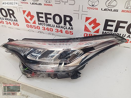TOYOTA C-HR SOL LEDLİ FAR ÇIKMA ORİJİNAL PARÇA 2019-2022