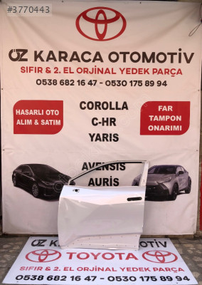 2020-2025 TOYOTA C-HR ÇIKMA ORJINAL SOL ÖN KAPI