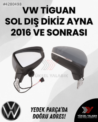 TİGUAN SOL DİKİZ AYNA ELEKTRİKLI ISITMALI 5NB857507P 2016