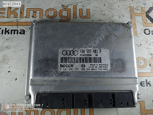 AUDİ A6 2.5 TDI MOTOR BEYNİ 4B0907401P 4B0 907 401 P 0281001931