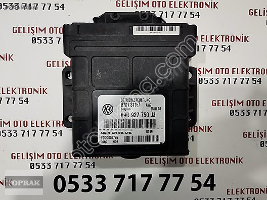 09D927750JJ PDDC001726 AUDI Q7 ŞANZIMAN BEYNİ