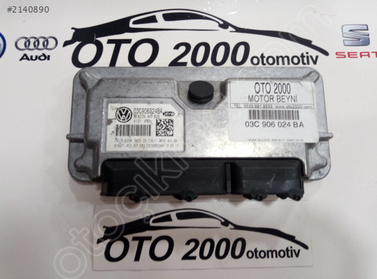 03C906024BA SEAT IBIZA 1.4 BUD MOTOR BEYNİ ÇIKMA