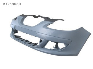 SEAT ALTEA- 04/07; ÖN TAMPON ASTARLI GRİ SİS/PANJUR DELİKLİ