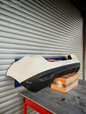 DACIA DUSTER 2009-2017 BEYAZ ARKA TAMPON-DÜZCE ÇIKMA