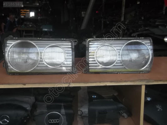 MERCEDES 123 KASA ÇIKMA SAĞ VE SOL FARLARI ( HELLA MARKA ORİJİNAL