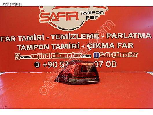 VOLKSWAGEN GOLH 7 2013 SIFIR ORJİNAL SOL STOP LAMBASI [DEFOL