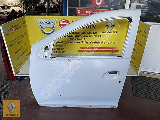 RENAULT SYMBOL ÇIKMA ORJİNAL SOL ÖN KAPI VE DİĞER PARÇ