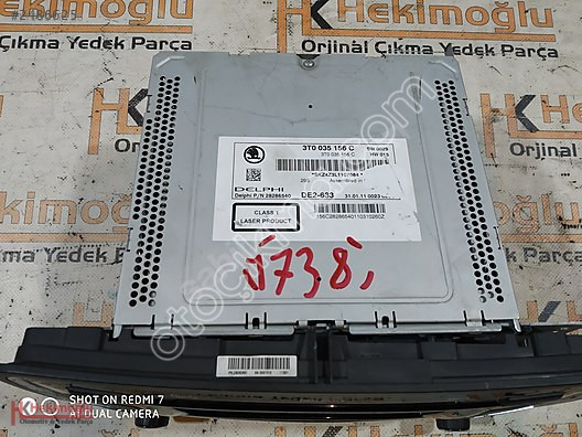 SKODA SPERB MULTİMEDYA 3T0 035 156 C