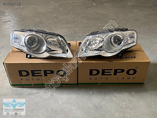 VW PASSAT B6 2006-2011 SAĞ SOL FAR TAKIMI DEPO MARKA