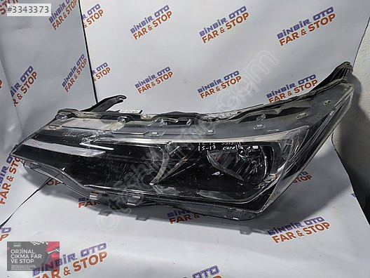 TOYOTA COROLLA FAR LED'Lİ İTAL SIFIR 2017-2019 BİNBİR OTO