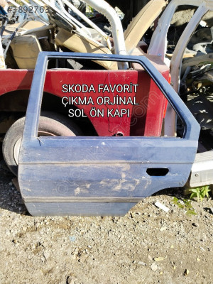 SKODA FAVORİT ÇIKMA ORJİNAL SOL ARKA KAPI