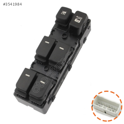 DÜĞME CAM KALDIRMA ÖN SOL KIA CERATO 09-11 DÖRTLÜ 93570-1M000