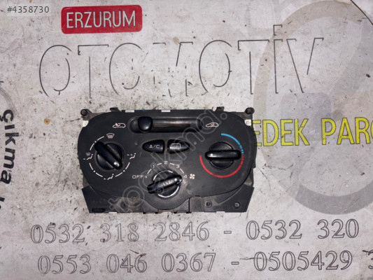 PEUGEOT 206 Orijinal Klimalı Kalorifer Kontrol Paneli