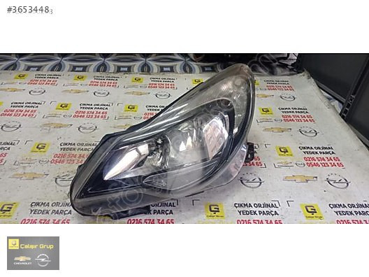 OPEL CORSA D MAKYAJLI SOL FAR ÇIKMA SÖKME YEDEK PARÇA